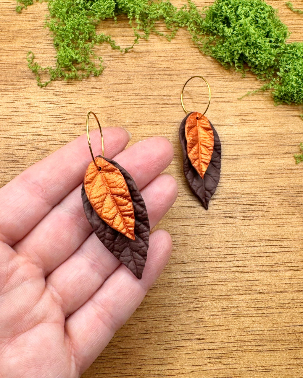 Pendientes Hoja Otoño