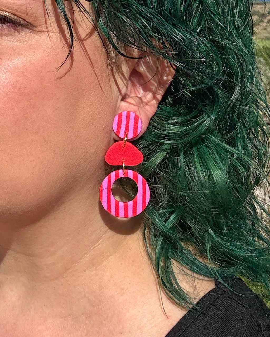 Pendientes Alía Rayas