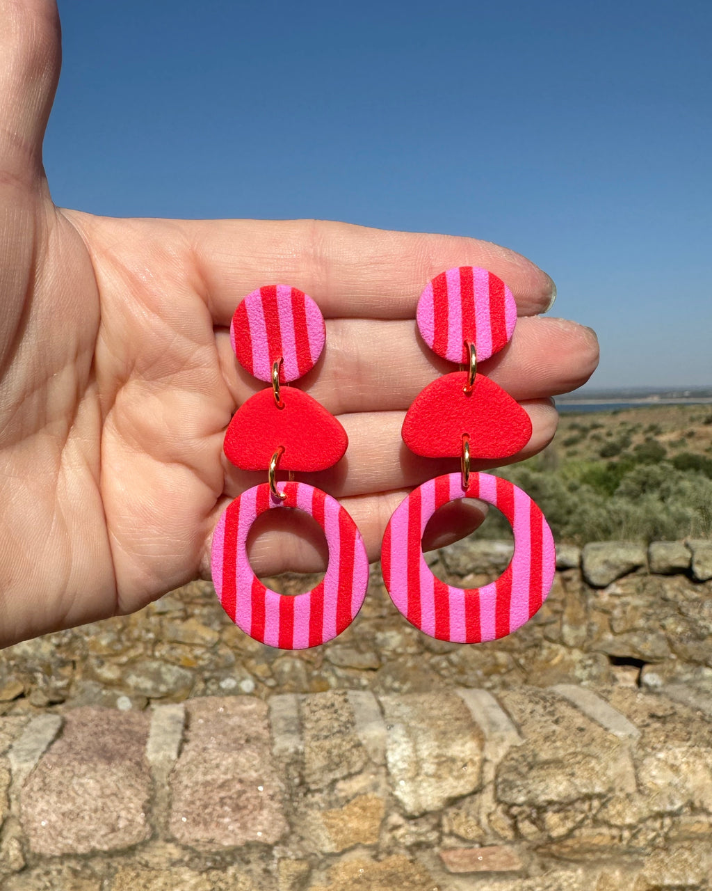 Pendientes Alía Rayas