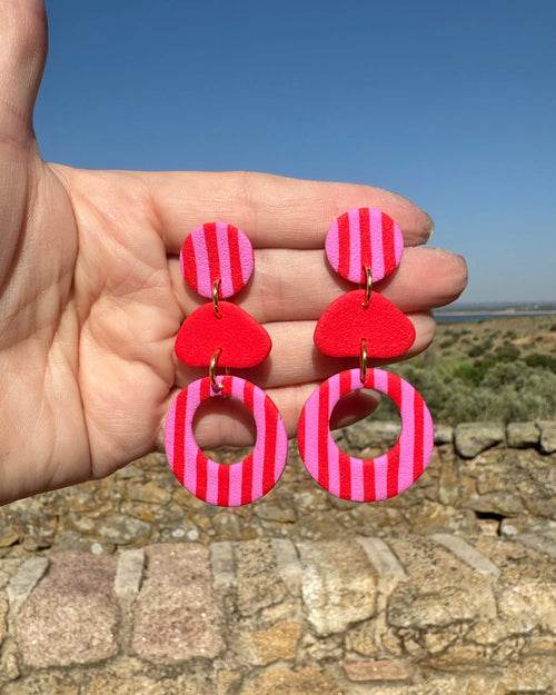 Pendientes Alía Rayas