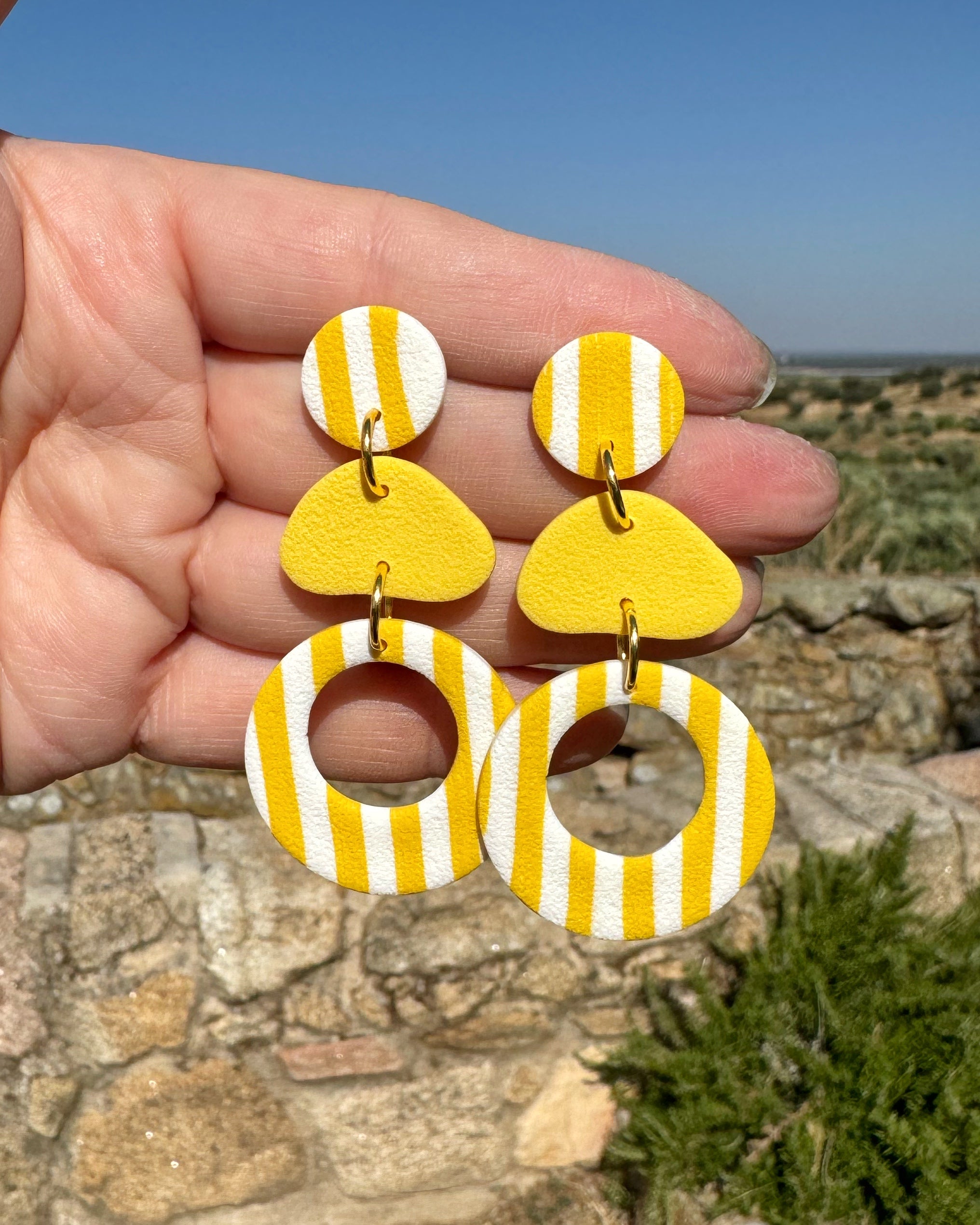 Pendientes Alía Rayas