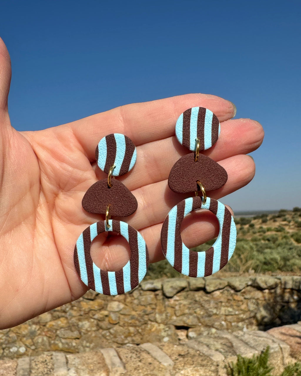 Pendientes Alía Rayas