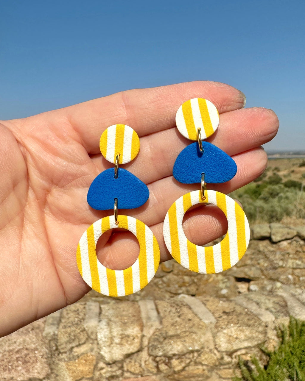 Pendientes Alía Rayas