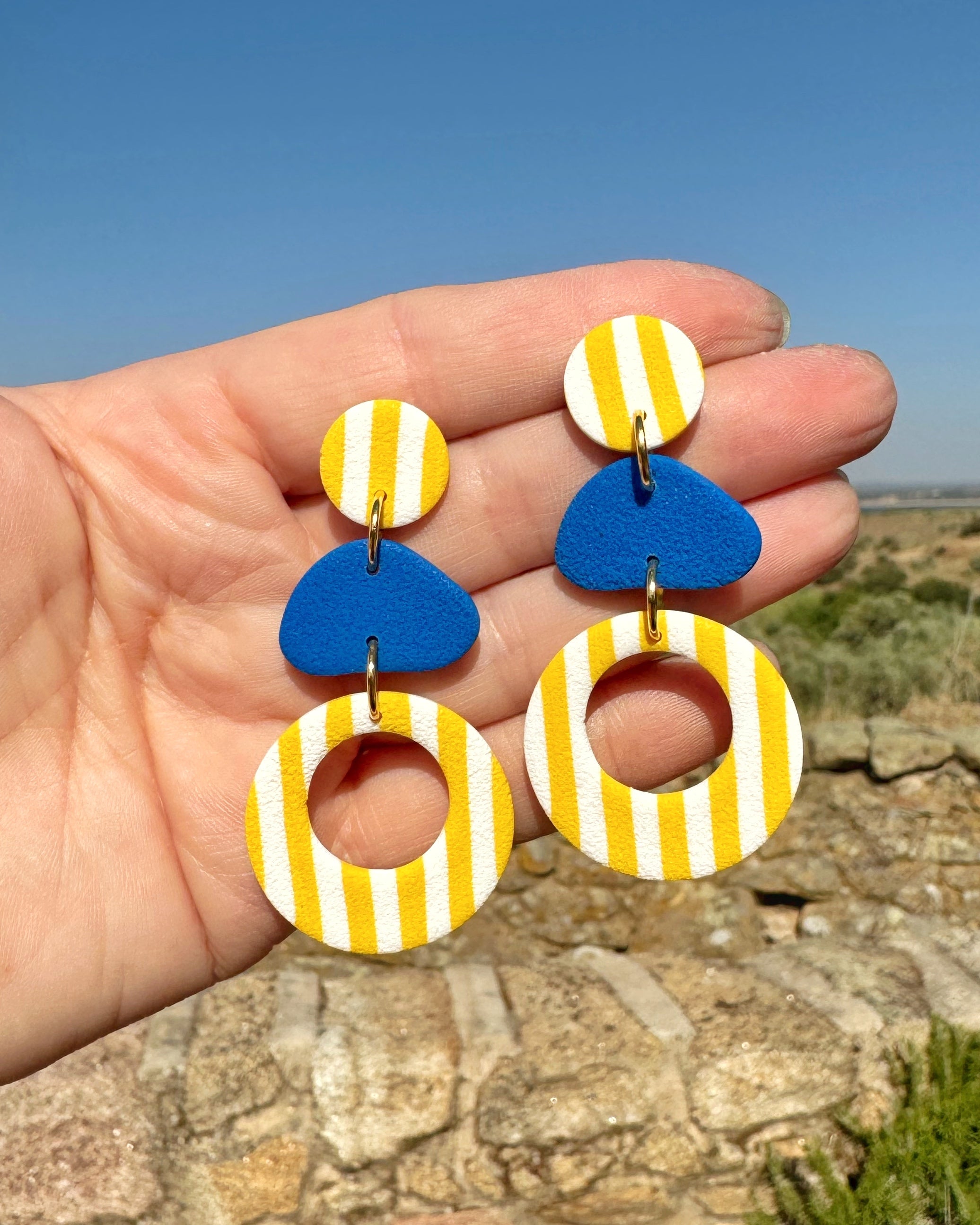Pendientes Alía Rayas