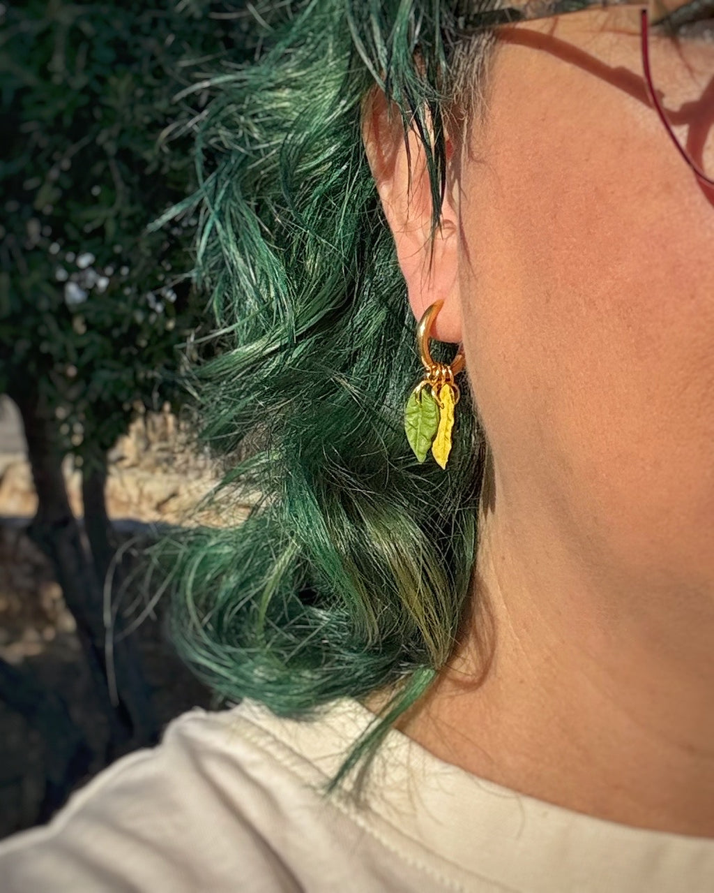 Pendientes Hojas Mini