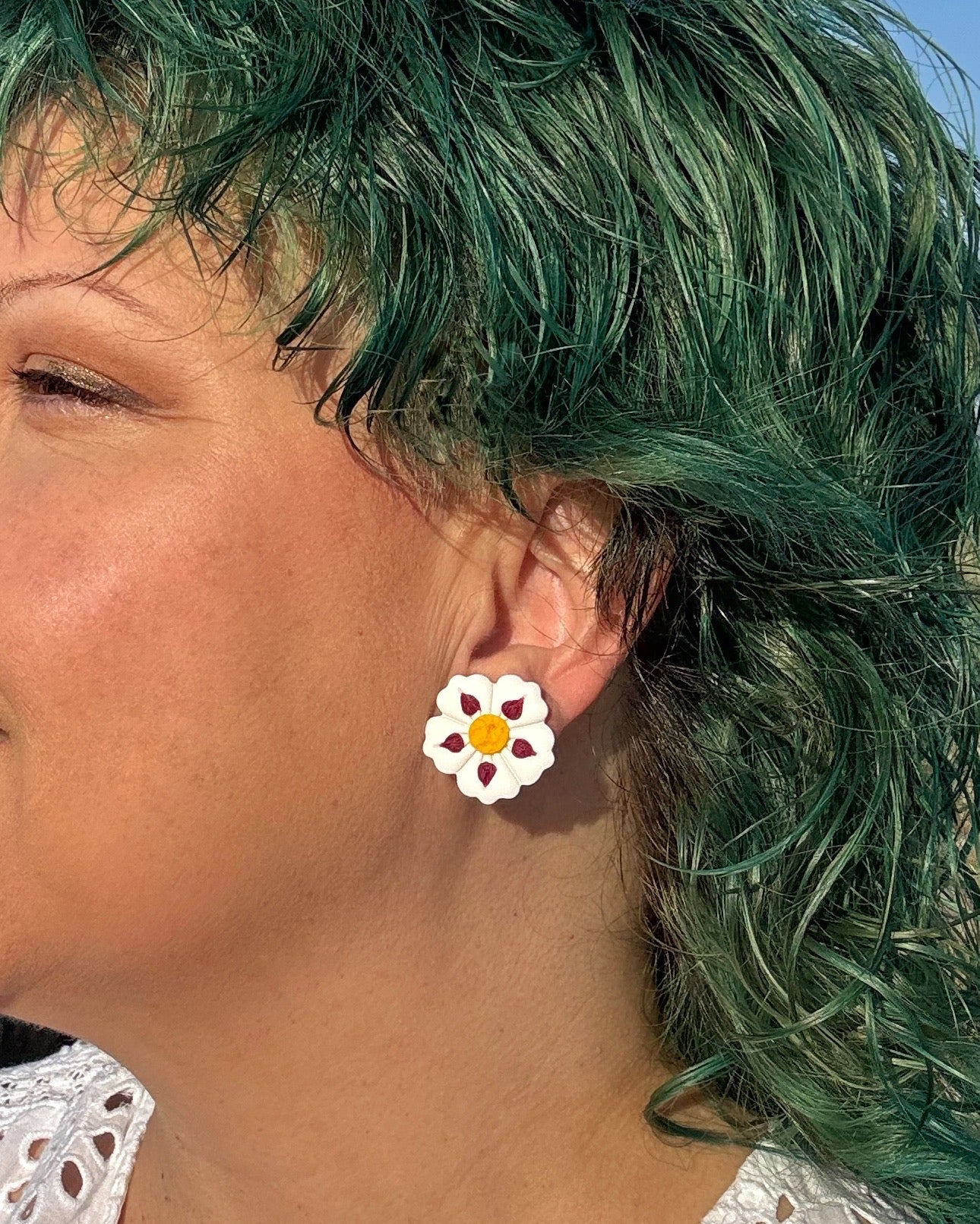 Pendientes Jara botón