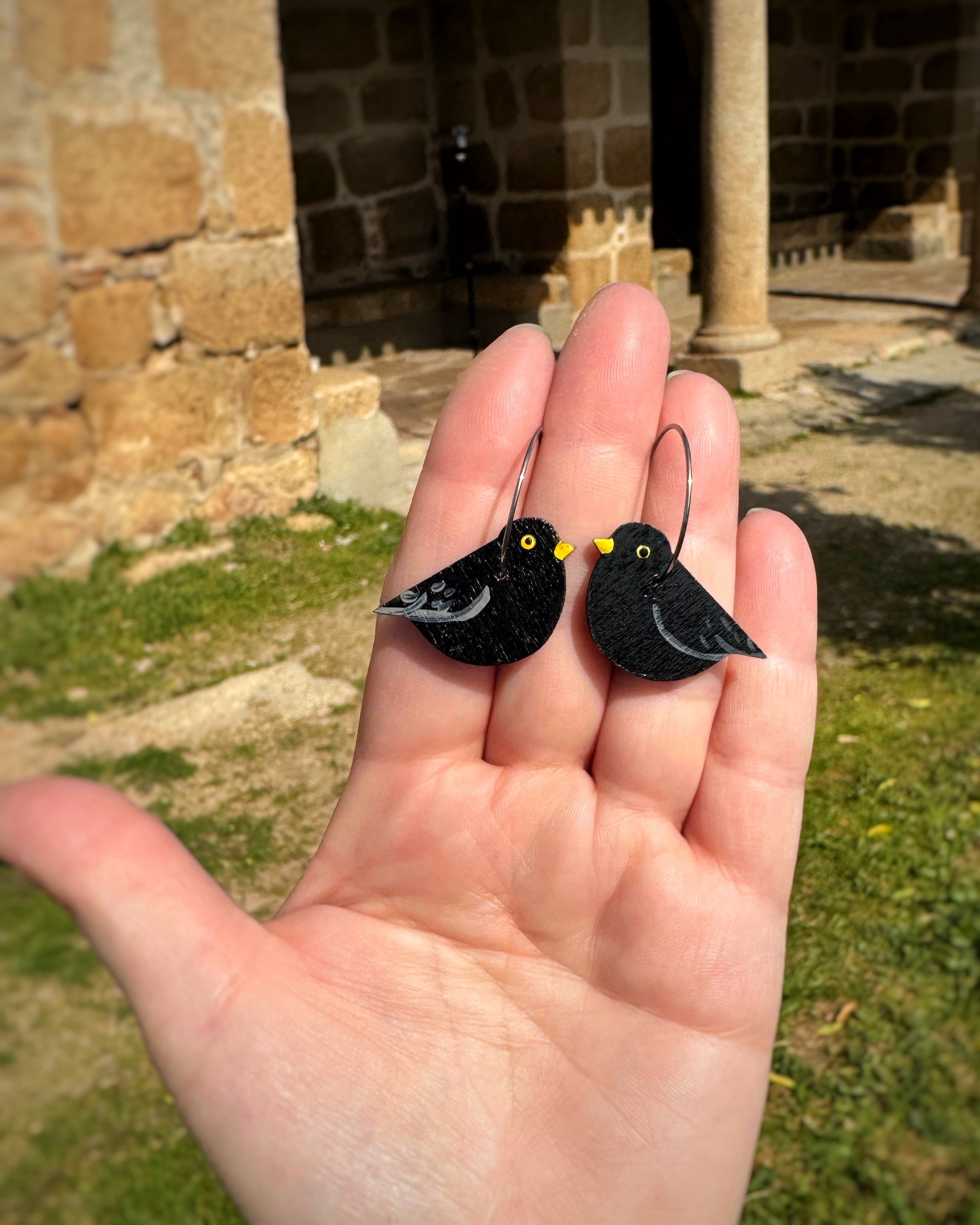 Pendientes Mirlo aro