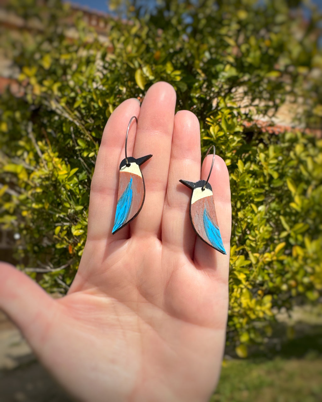 Pendientes Rabilargo aro