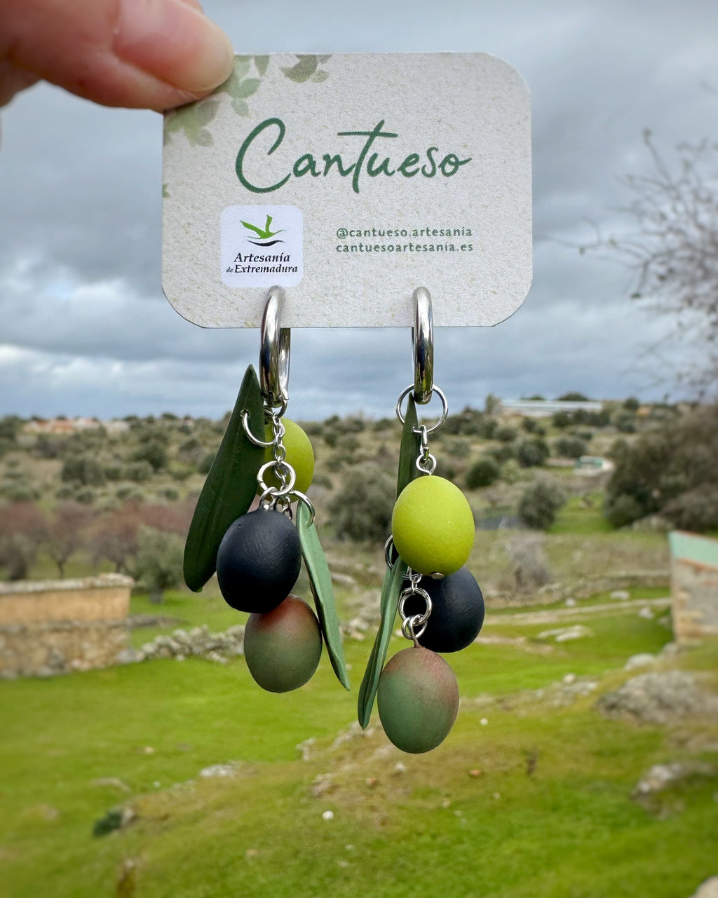Pendientes Ramita de Olivo