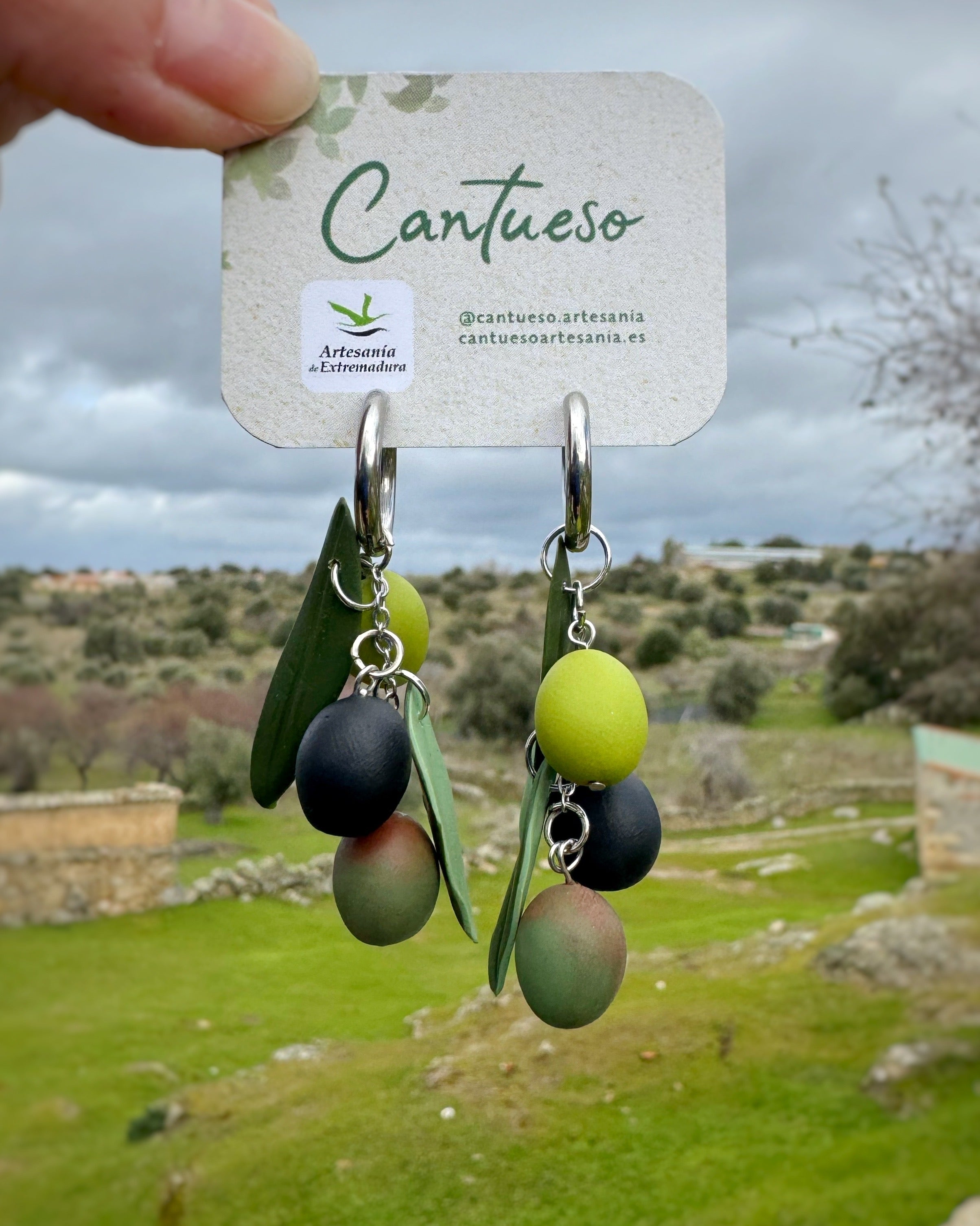 Pendientes Ramita de Olivo